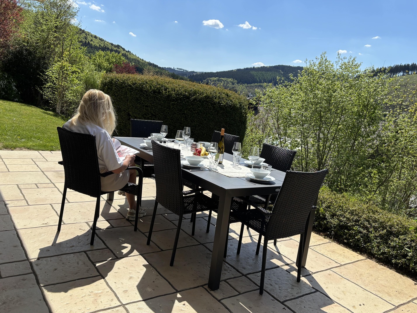Vakantiehuis terras
